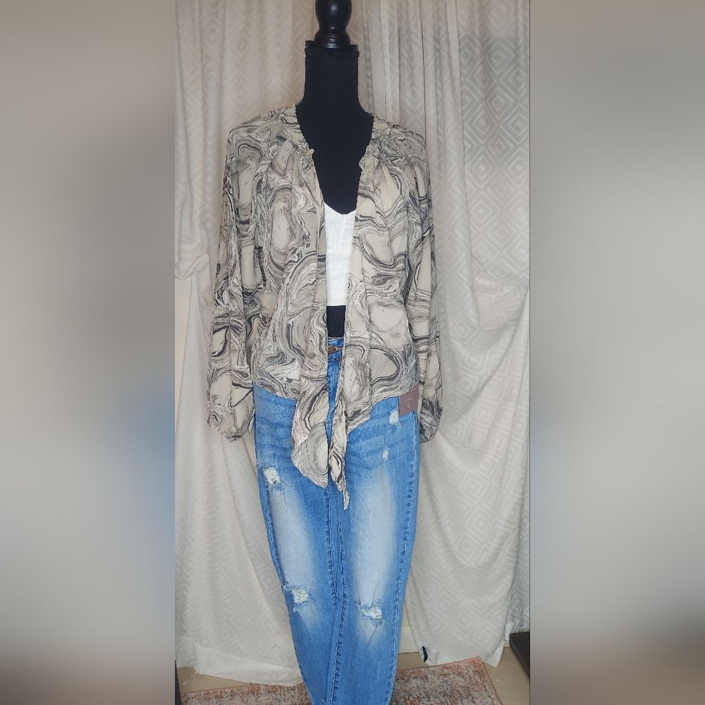 Marble colored blouse